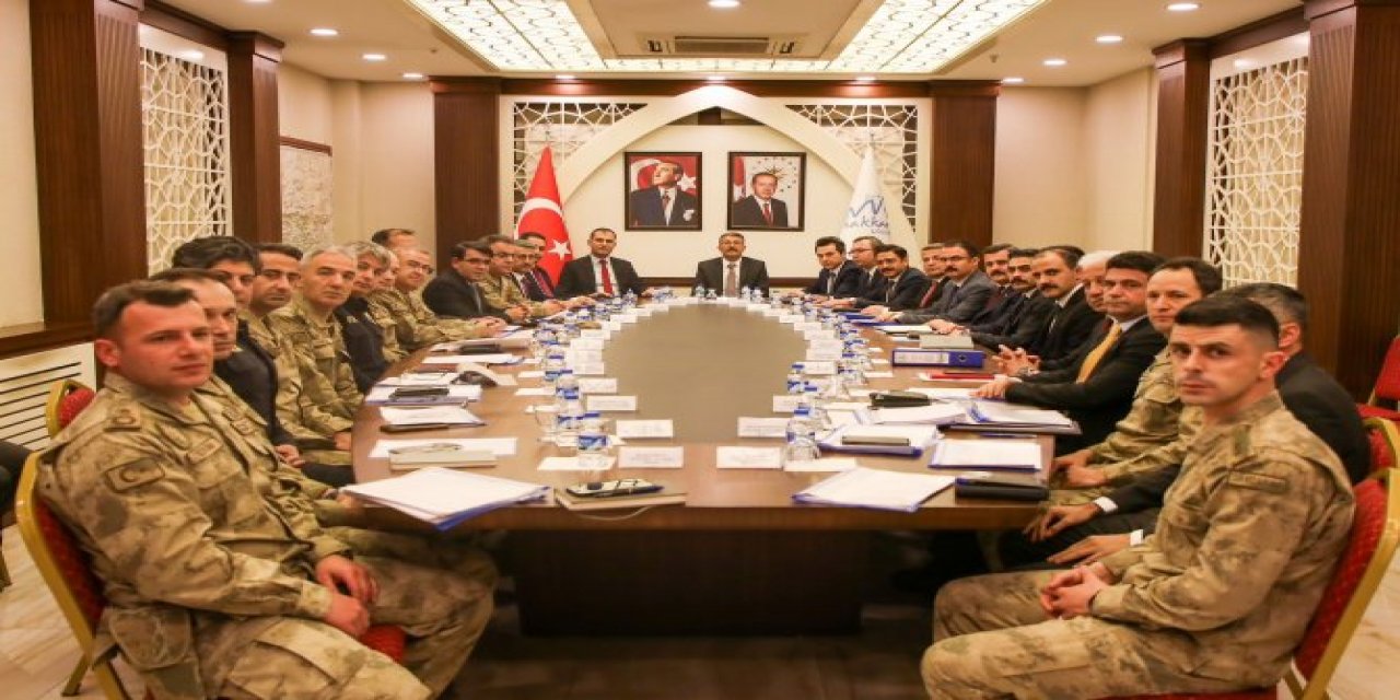 Hakkari'de seçim güvenliği ele alındı