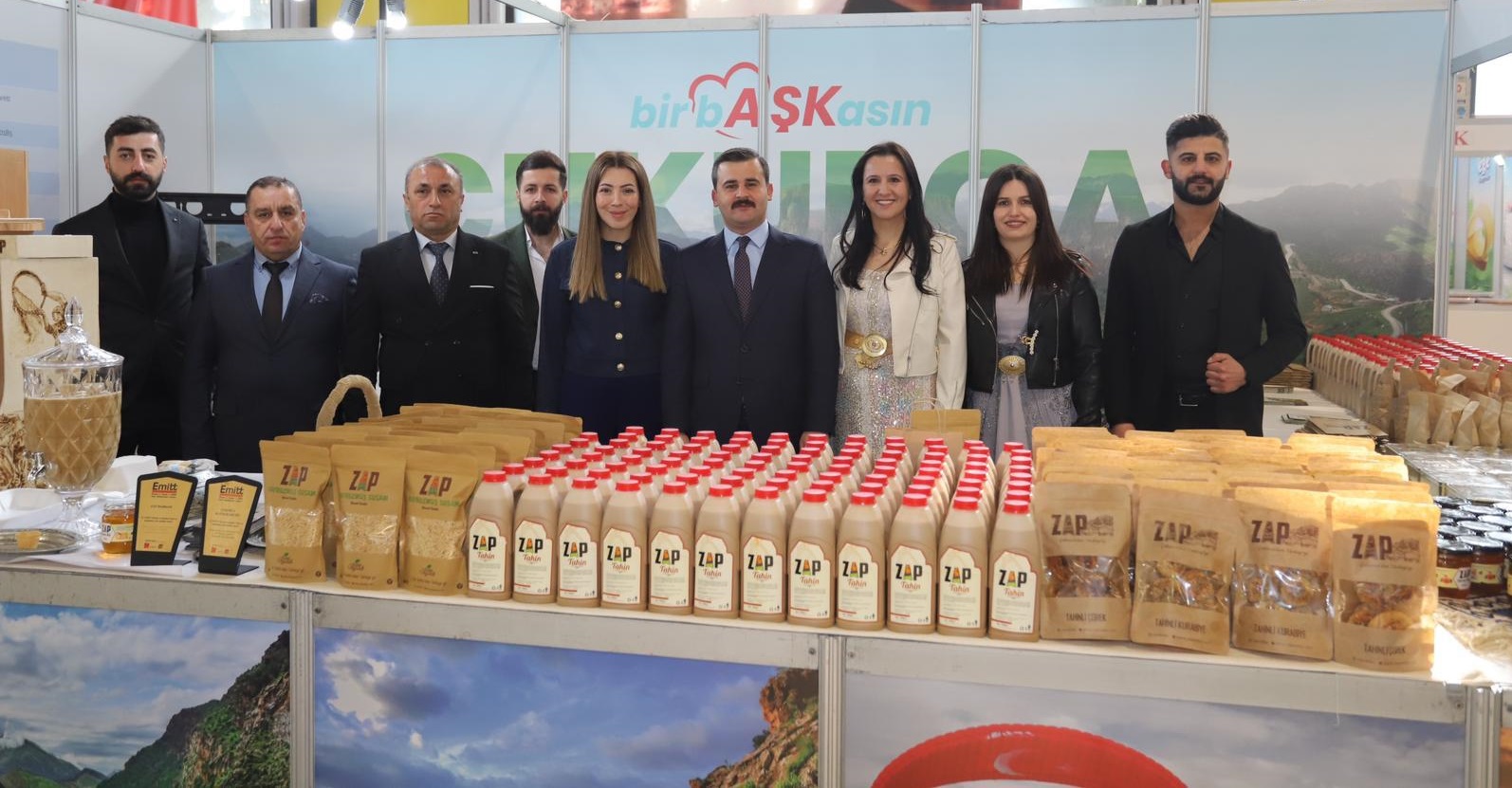 Zap ürünleri Ankara'daki Kahvaltı fuarında