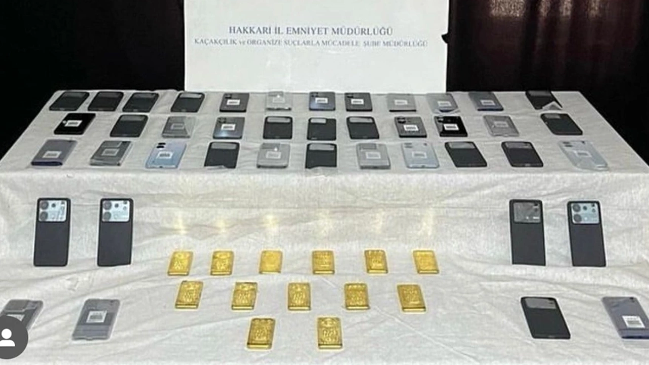 Hakkari'de Külçe altın ve uyuşturucu madde ele geçirildi