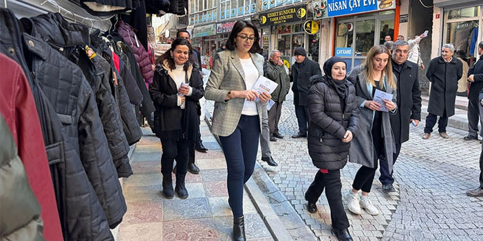 DEM Parti adaylarından esnaf ve STK ziyareti