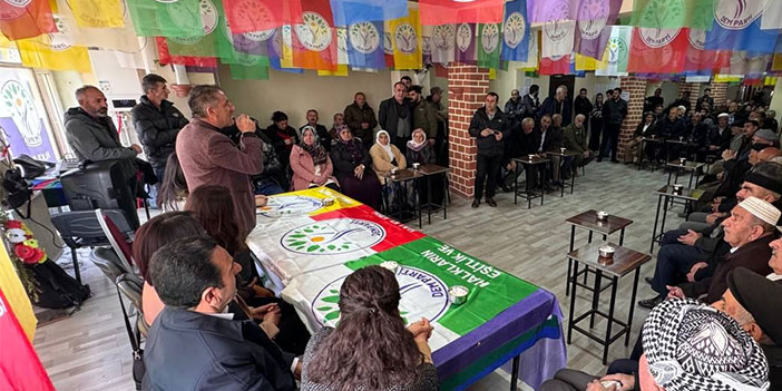 DEM Parti seçim ofisine ziyaretler sürüyor