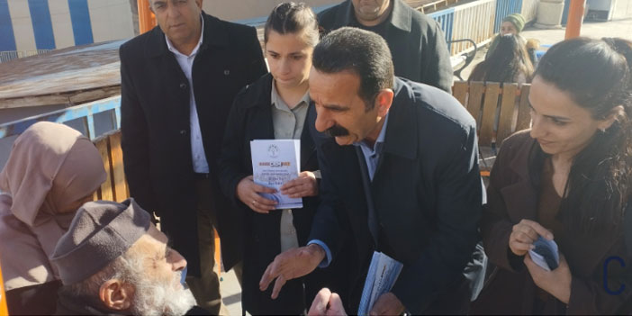 DEM Parti'nin esnaf ziyareti üçüncü gününde