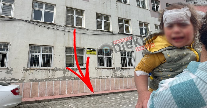 Hakkari'de engelli öğrenci okulun 2. katından düştü