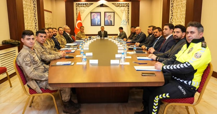 Hakkari'de Asayiş güvenlik toplantısı düzenlendi