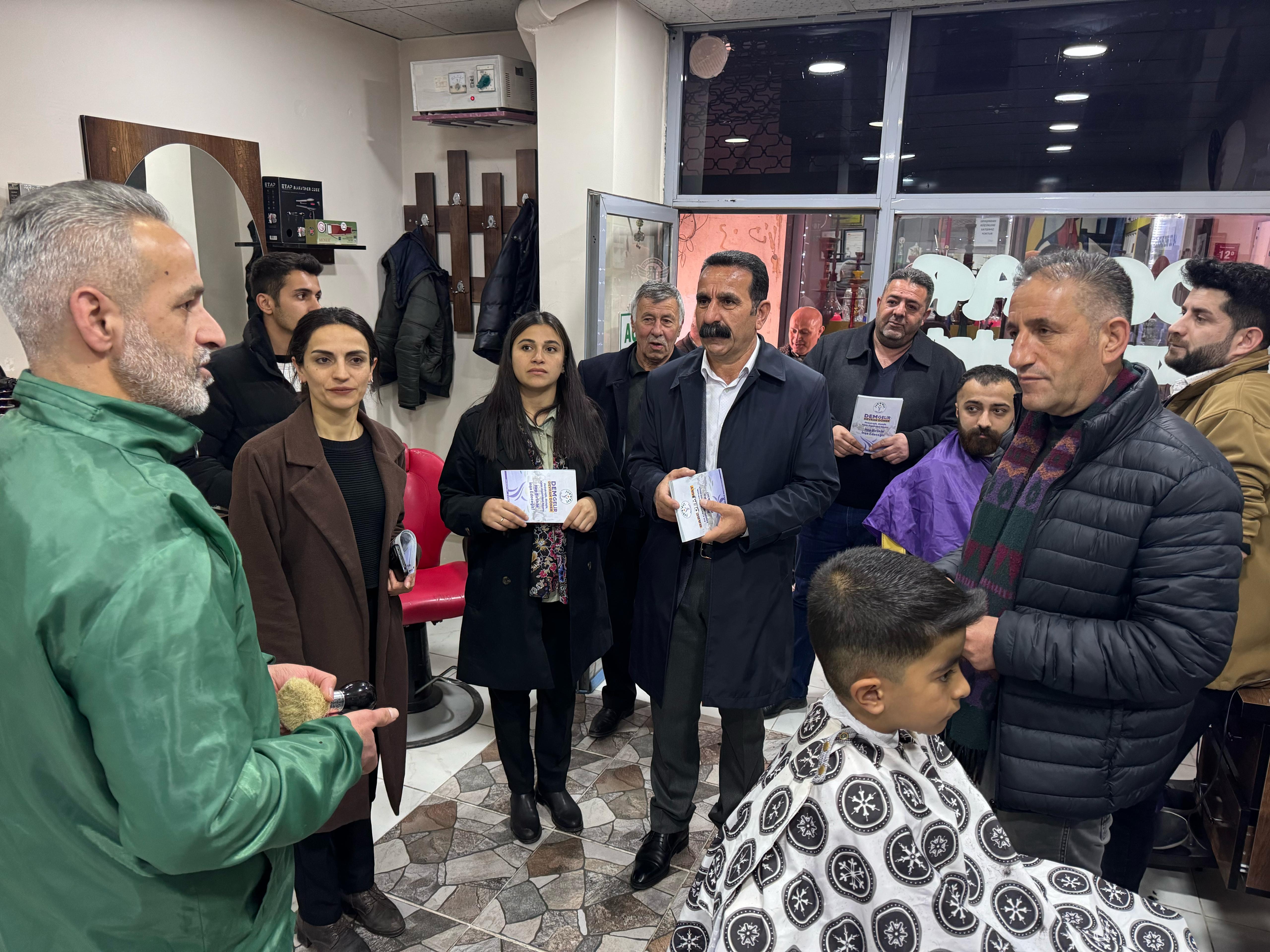 DEM Parti Esnaf Ziyaretlerini Sürdürüyor