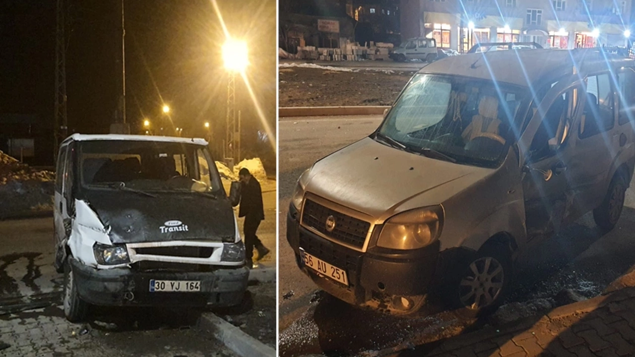 Yüksekova'da kaza :1 yaralı