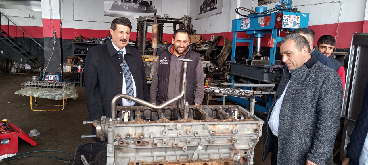 Başkan adayı Ölmez, Sanayi esnaflarını ziyaret etti