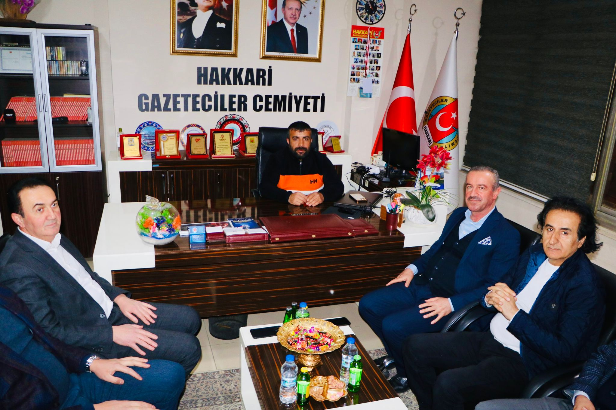 Başkan Kaya’dan Gazeteciler Cemiyetine ziyaret