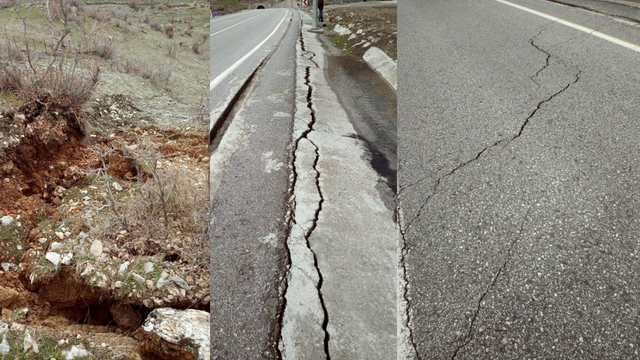 Hakkari-Şırnak  yolu çökme nedeniyle trafiğe kapatıldı