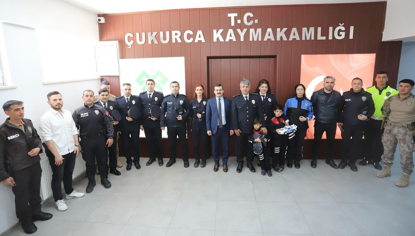 Polis Haftası’nda Kaymakam Kumcu'ya ziyaret
