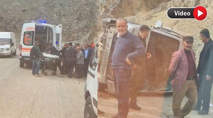 Hakkari-Yüksekova karayolunda kaza