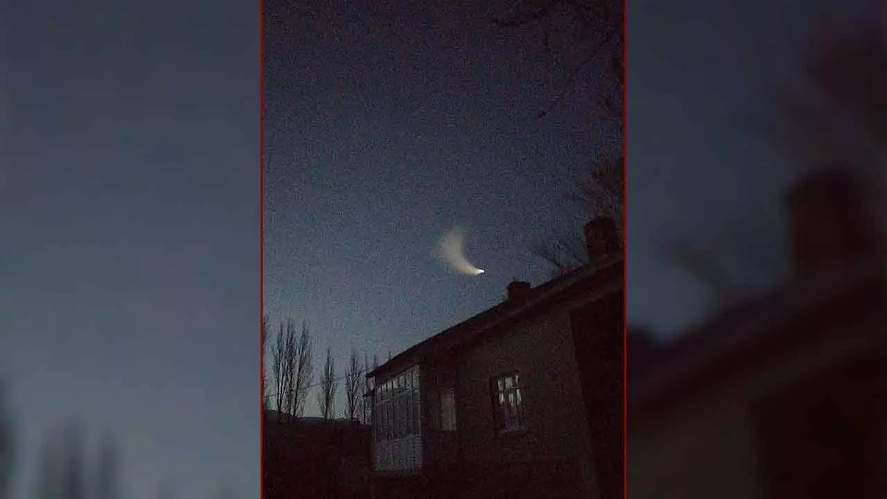 Gizemli Işık Hakkari'de göründü!