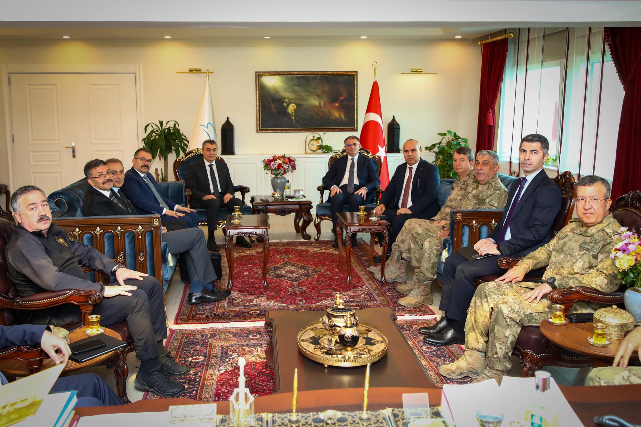 Vali Çelik, Düzensiz Göçle Mücadele Koordinasyon Toplantısına Katıldı