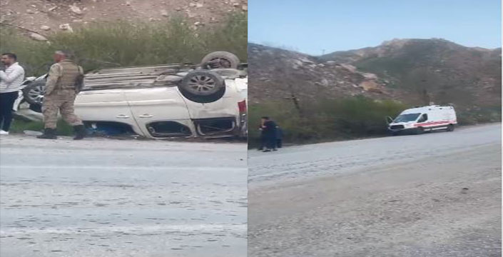 Hakkari-Yüksekova Karayolunda kaza: 3 yaralı