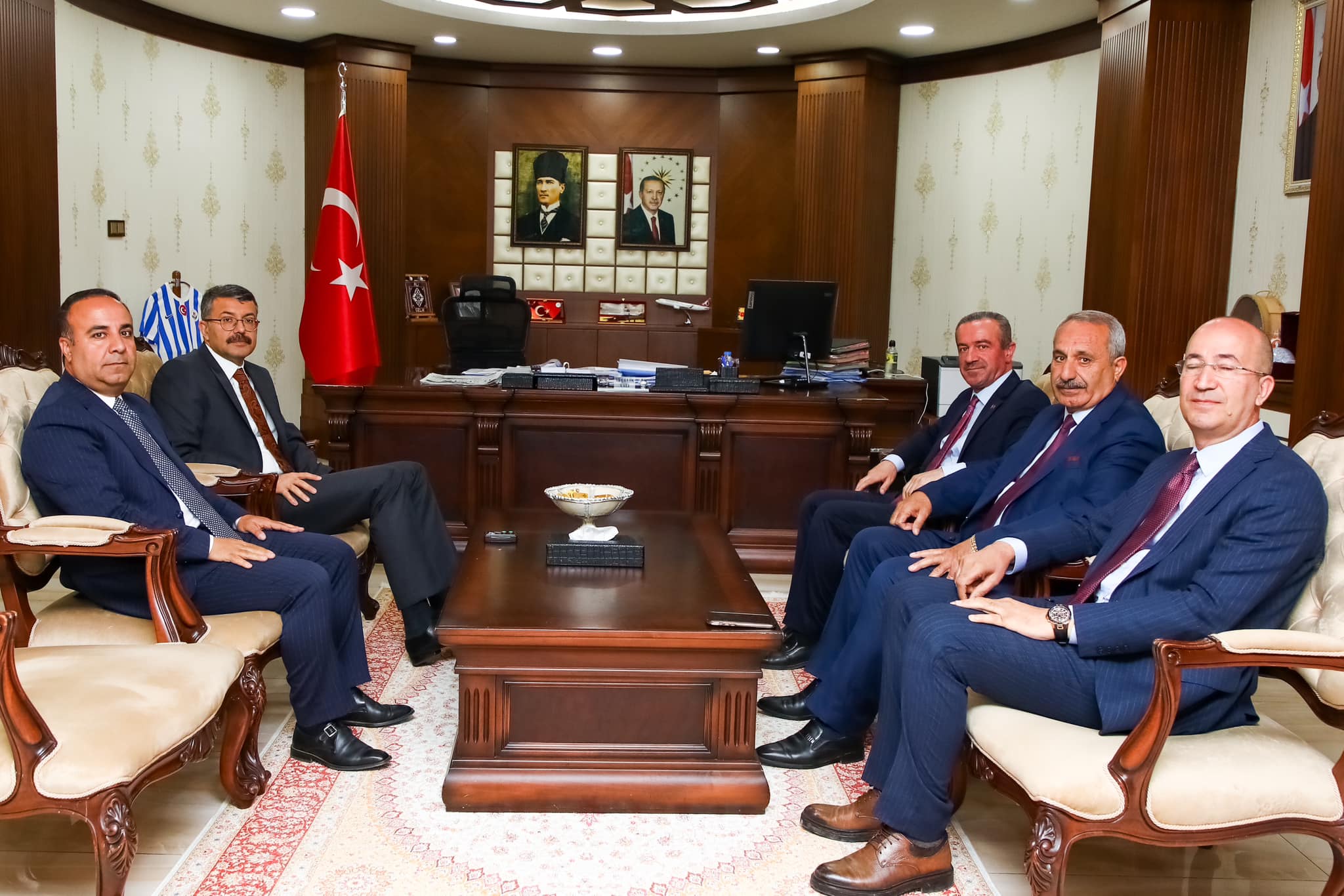 Belediye Başkanlarından Vali Çelik'e ziyaret