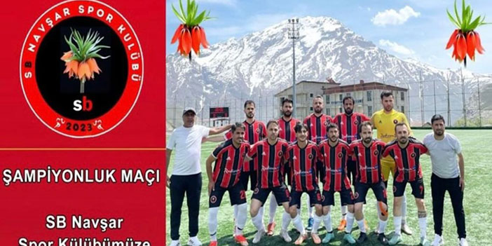 Hakkari'de şampiyonluk maçına davet