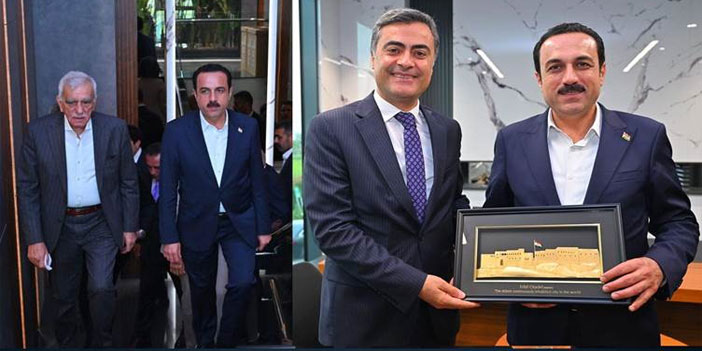 Türk ve Zeydan Erbil Valisi ile görüşü