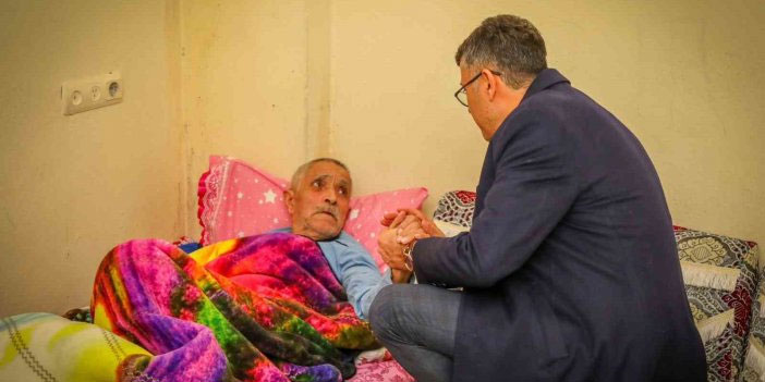 Vali Çelik engelli vatandaşları ziyaret etti