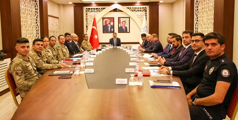 Hakkari'de Asayiş Toplantısı düzenlendi