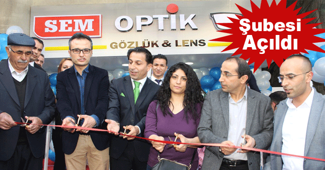 Hakkari’de Sem Optik ve Lens Merkezi açıldı