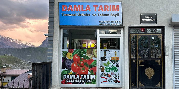 Hakkari'deki Damla Tarım yeni adresine taşındı