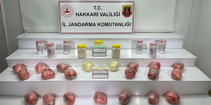 Hakkari'de uyuşturucu operasyonu