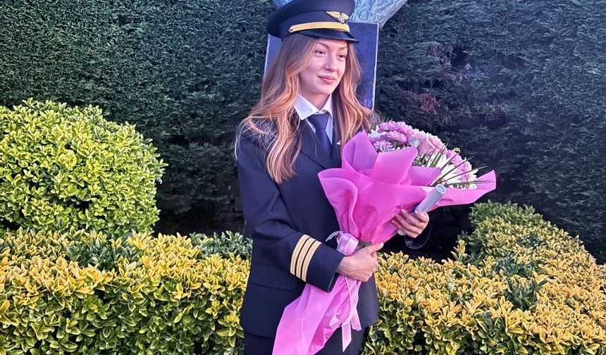 Hakkarili ilk kadın pilot, mezun oldu