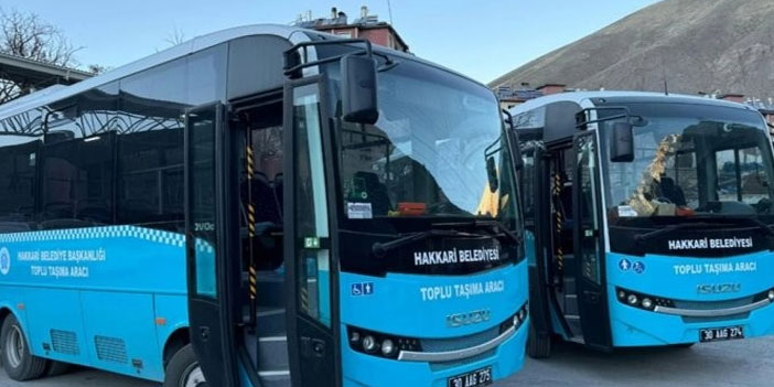 Hakkari'de bayramda ulaşım ücretsiz olacak
