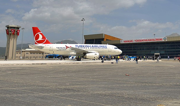 Yüksekova Havalimanı 10 ayda, 128 bin 850 yolcuyu ağırladı