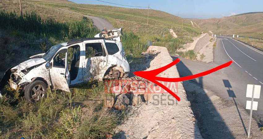 Hakkari-Van kara yolunda kaza: 3 yaralı