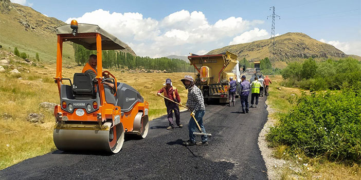 Van'da 3 ayda 4 bin 845 ton asfalt kullanıldı