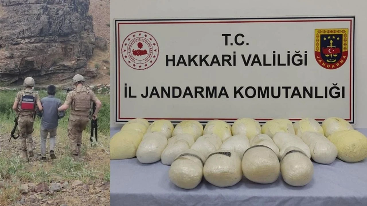Hakkari'de Uyuşturucu operasyonu!