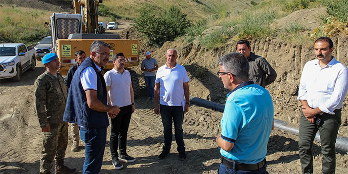 Hakkari'nin içme suyu sorunu çözülüyor