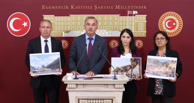 DEM Parti'den ağaç kesimine tepki: Bu talanı durdurun