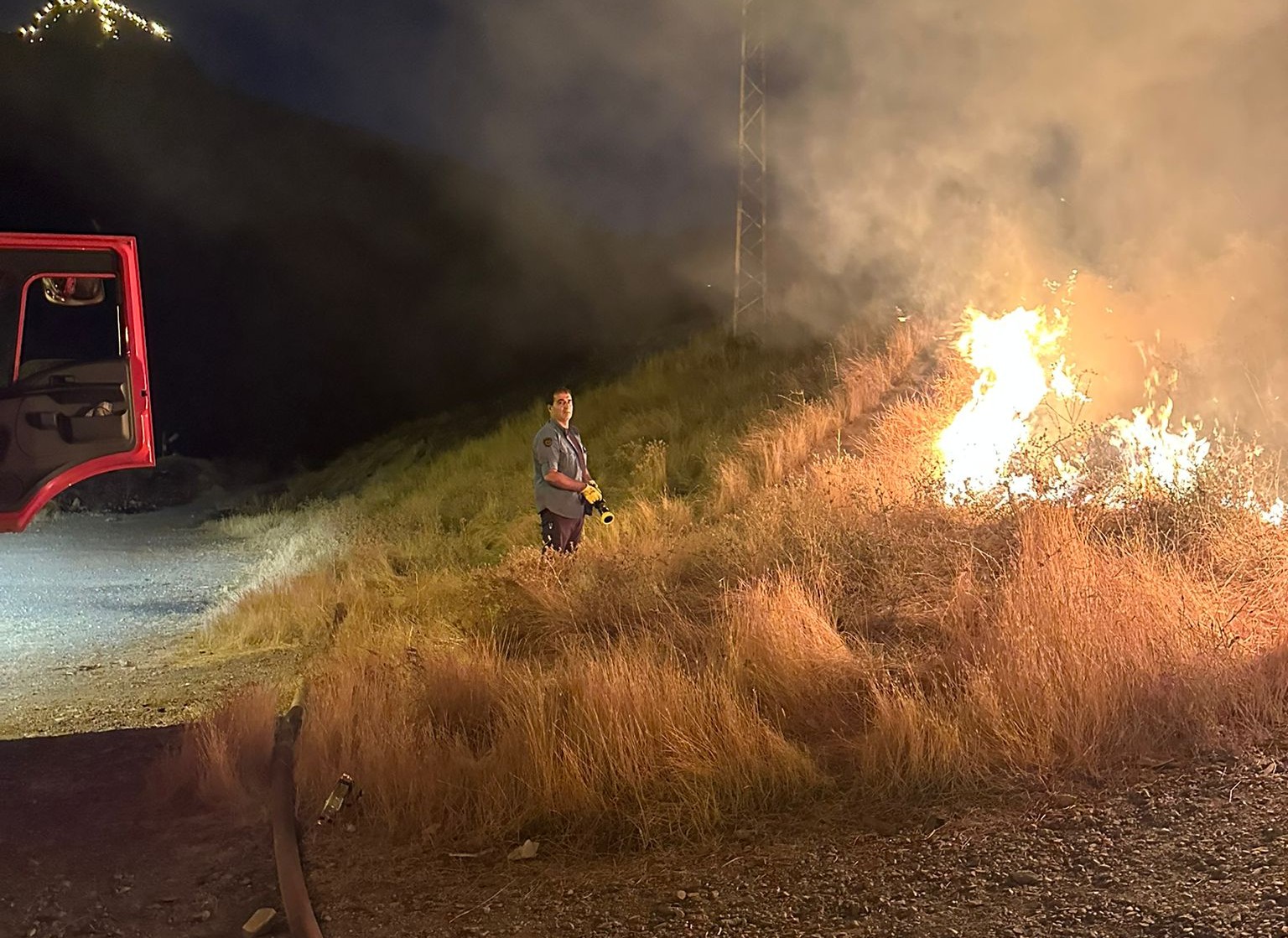 Hakkari'de çıkan anız yangını kontrol altına alındı