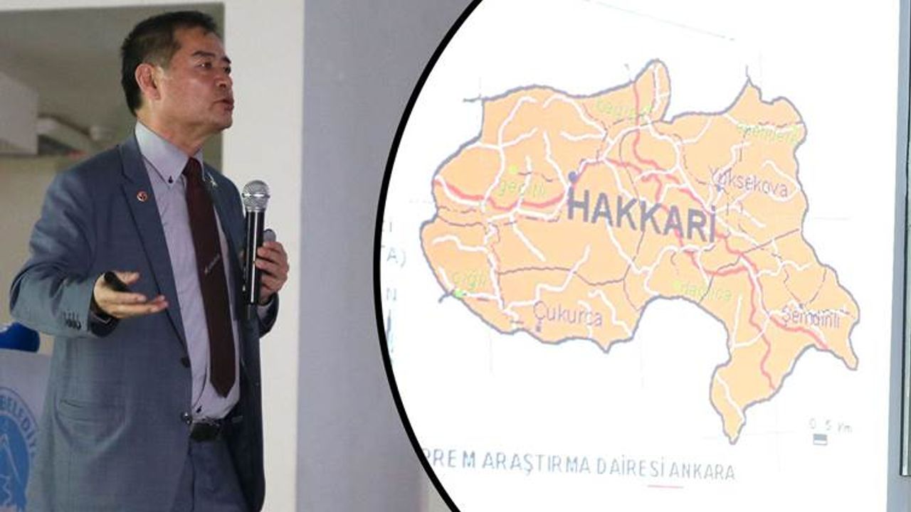 Moriwaki fay hattını işaret etti, Hakkari deprem beklenen kentler arasında