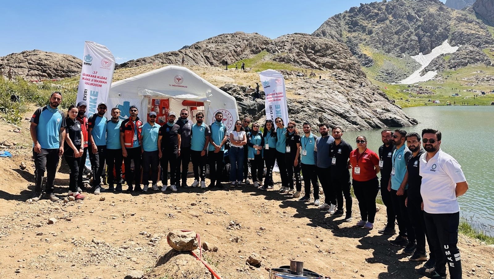 Hakkari Sağlık ekipleri festivalde 406 kişiye baktı