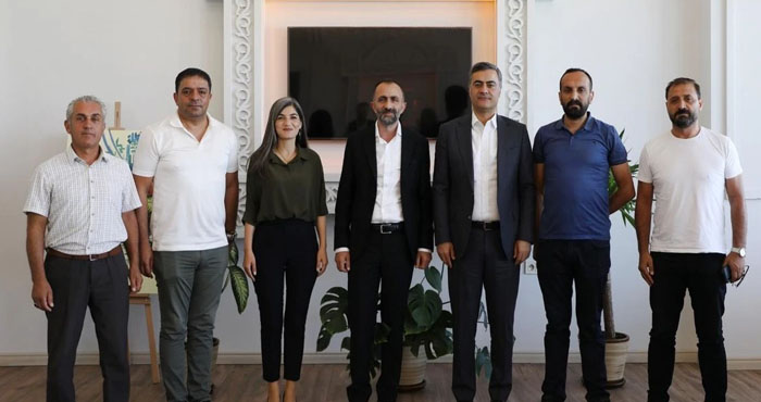 Eşbaşkan Şedal ve Zeydan VGC’nin yeni yönetimiyle bir araya geldi