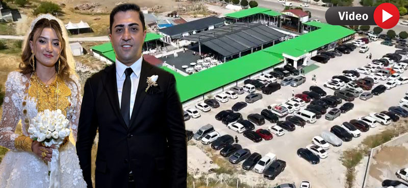 Hakkarili iş insanın Görkemli düğünü