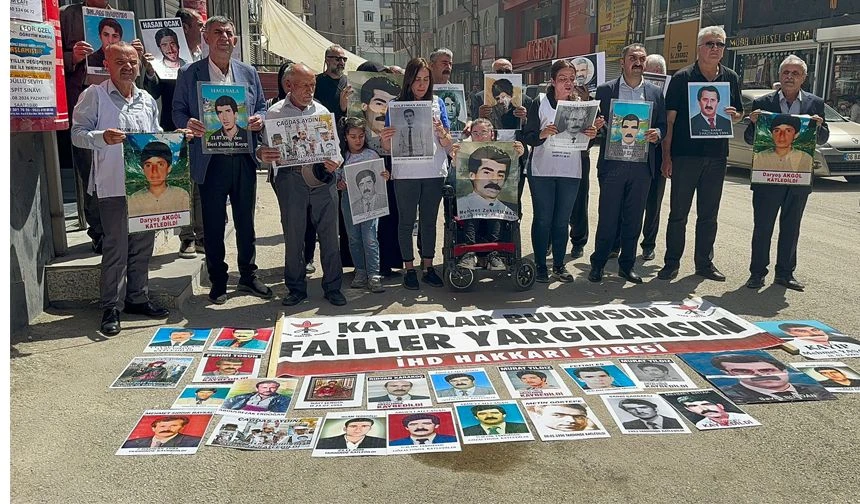 Yüksekova'da Sait Akın için adalet istendi