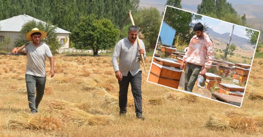 Hakkari'de çiftçilik yapan iki ailenin iki çocuğu tıp kazandı