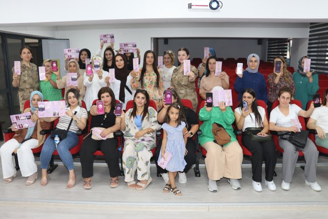 Jandarmadan kadına şiddete hayır eğitimi