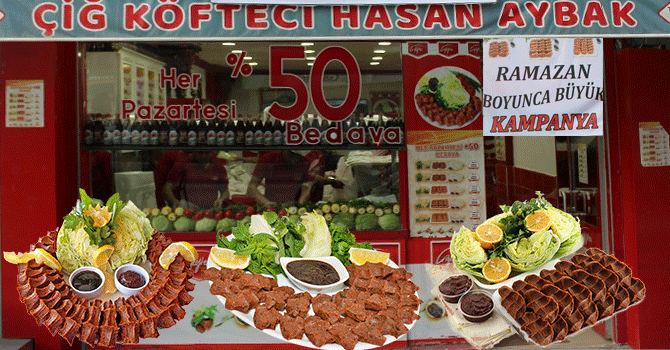 Hakkari'de Çiğköftenin tek adresi, Hasan Aybak!!