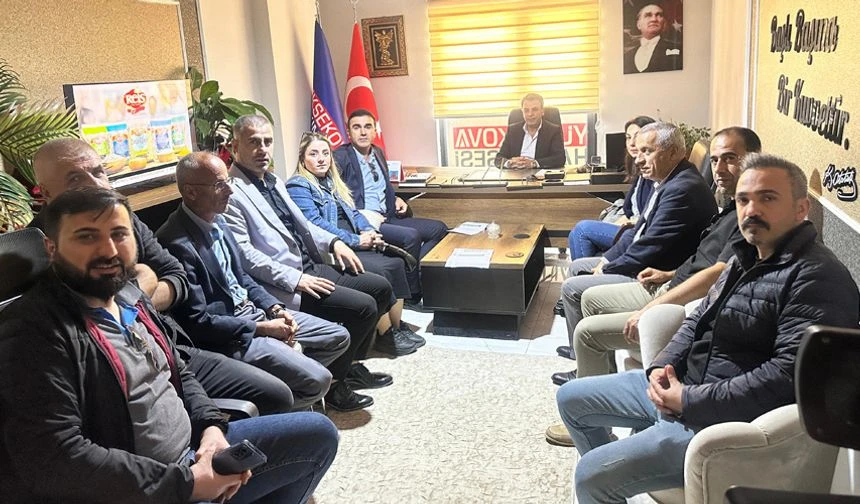 Kesk ve Eğitim Sen’den Başkan Yiğit’e ziyaret