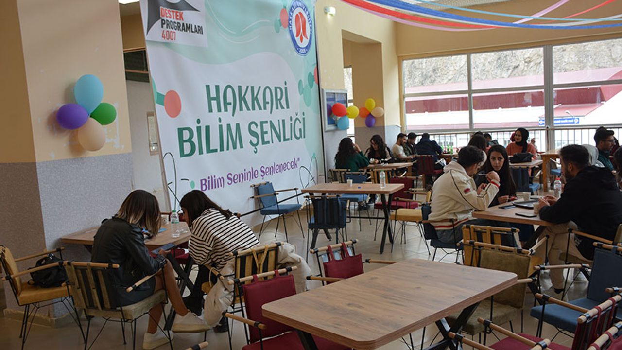 Hakkari'de Bilim Şenliği etkinliği ikinci gününde