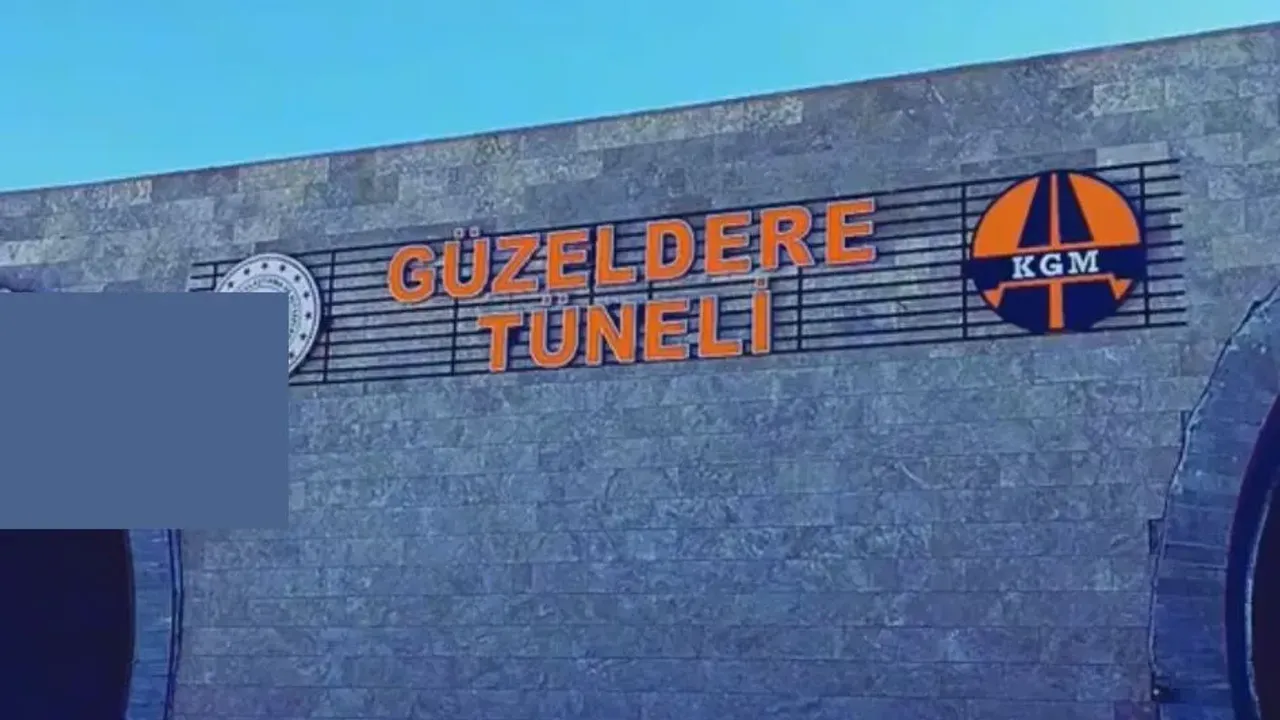 Güzeldere tüneli açılıyor! Tabela takıldı…