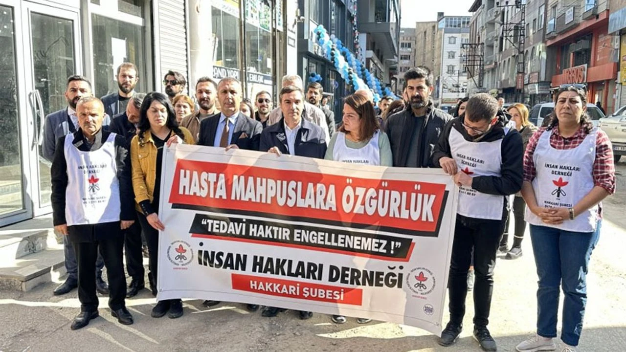 Hakkari İHD'den Adalet Bakanlığına ağır hasta tutsakları bırakın çağrısı