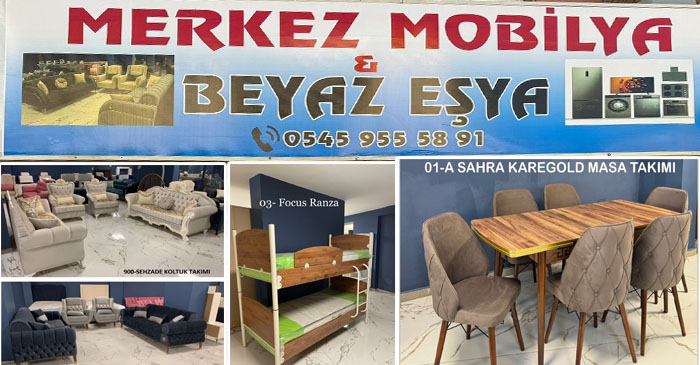 Hakkari'de alışverişin adresi Merkez mobilya!