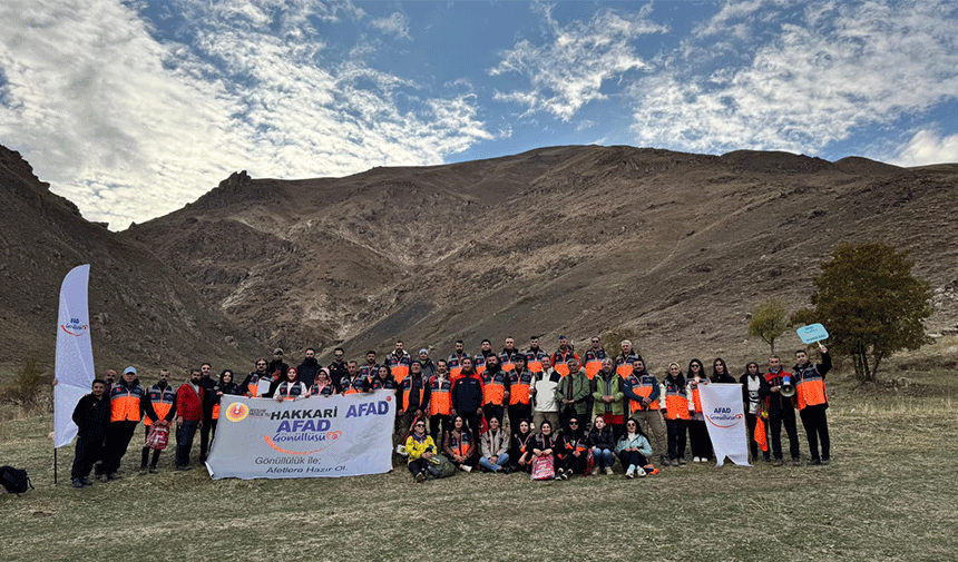 Hakkari’de AFAD gönüllüleri buluşma etkinliği