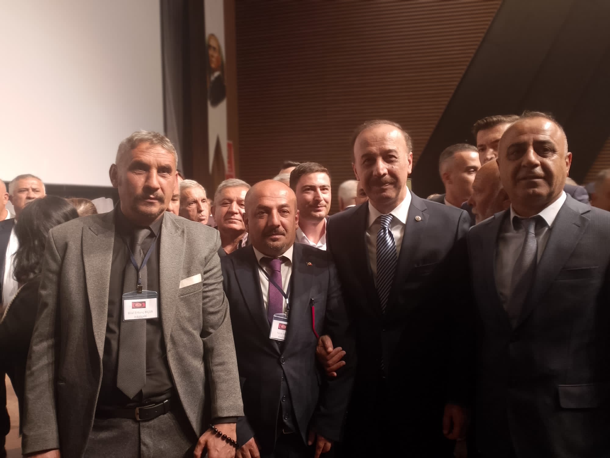 Hakkari'deki Muhtarlar,  Konfederasyon toplantısına katıldı